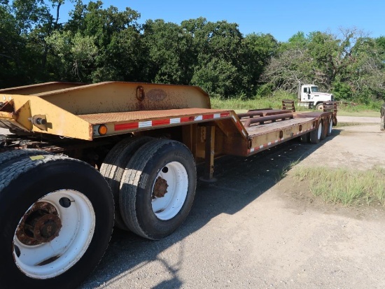 2006 Atoka Triple-Axle Lowboy Trailer Model 20-DE-50-3, VIN 1A9L846356A245012, 10 ft. Upper Deck, 32
