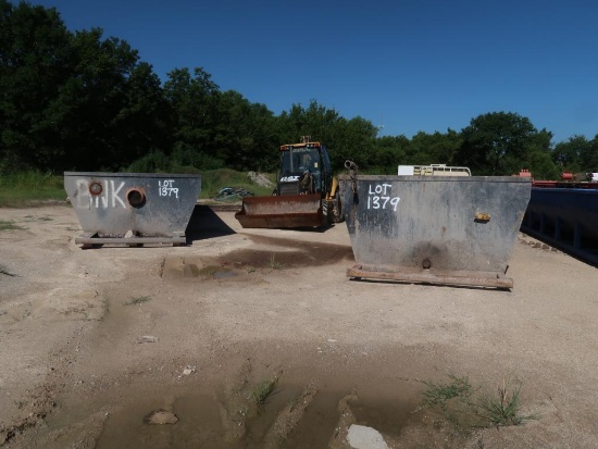 LOT: (4) Mud Pit Tanks (LOCATED IN ARDMORE, OK.)