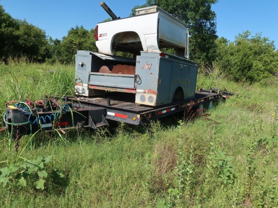 Dual Tandem-Axle Pintle Hitch Trailer, 20 ft. Bed (LOCATED IN ARDMORE, OK.)