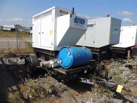 Magna Plus 100 KW Syncronous AC Generator Model 362CSL1606-1I, Perkins Diesel Power, Mounted on