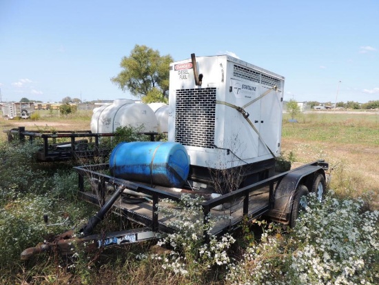 Magna Pus 14 KW Syncronous AC Generator Model 282CSL1606-1I, Perkins Diesel Power, Mounted on Texas