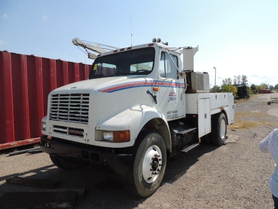 1991 International 8100 4x2 Service Truck, Cummins LT10, Eaton Fuller 9 Spd. 11 Ft. Shop Built Bed,