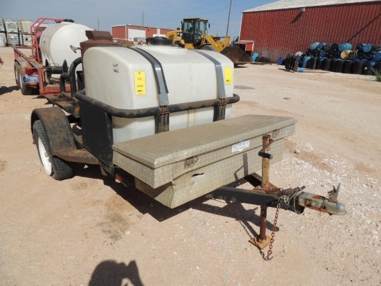 Hotsy Steam Cleaner on Bragg S/A Trailer (Not in Service) (LOCATED IN HENNESSEY, OK. - IN CHEM YARD)