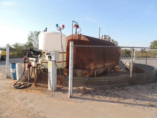 Fuel Island 8200 Gallon Steel Tank, Fuel Master Plus PrOK.ee Management System, Fill-Rite Series 900