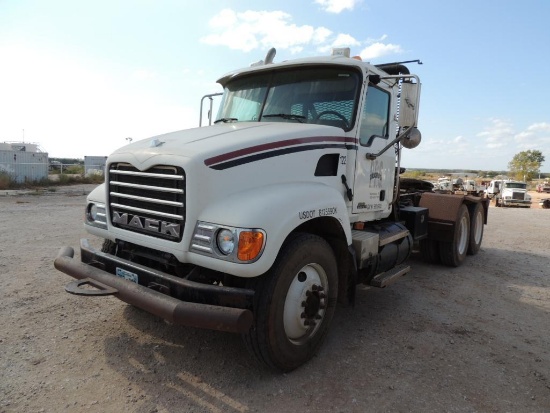 2007 Mack Granite CV713 Winch Truck, Roots Rotary Pump, Rufnek Winch, AI427, Maxi Torque 13 Spd, 210