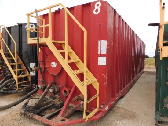 2004 VE Enterprises 500 Barrel Mobile Frac Tank Trailer, Vin # 5AGFT47104S299108(FRT-08)