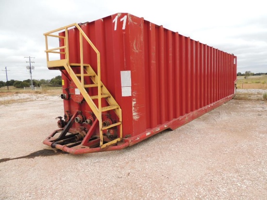 2004 VE Enterprises 500 Barrel Mobile Frac Tank Trailer, Vin # 5AGFT47114S299702 (FRT-11)