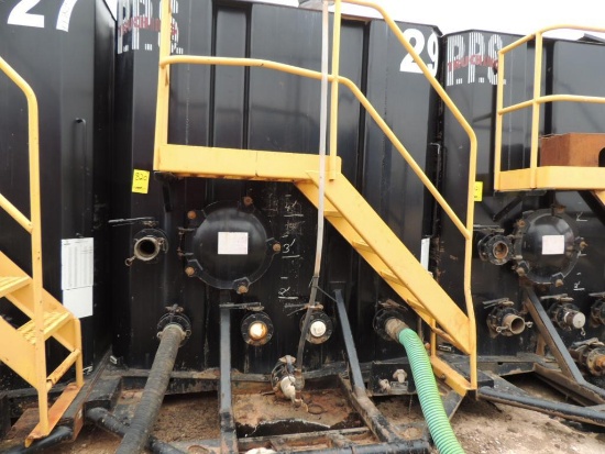 2011 VE Enterprises 500 Barrel Mobile Frac Tank Trailer, Vin # 5AGFT4716BS658913 (FRT 29) ( 5 Miles