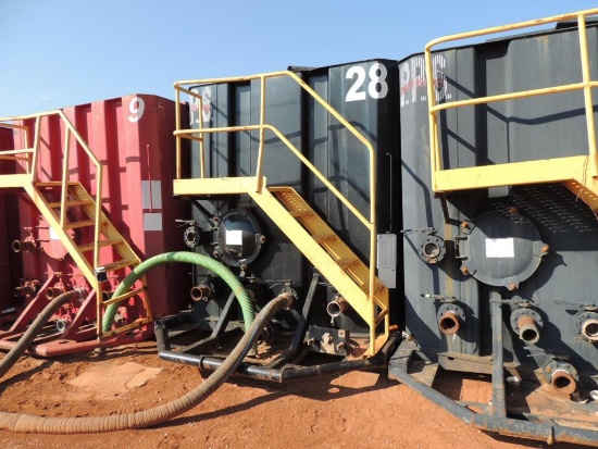 2011 VE Enterprises 500 Barrel Mobile Frac Tank Trailer, Vin # 5AGFT4714BS658912 (FRT 28)(LOCATED AT