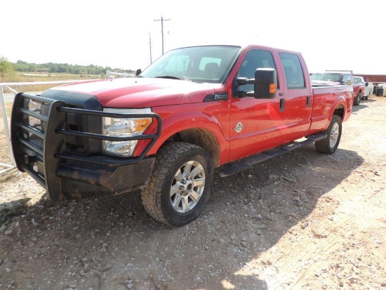 2013 Ford F250 XL SD Crew Cab, 4x4, 6.7 Power Stroke, Auto Trans,Long bed, Vin # 1FT7W2BT6DEA08032