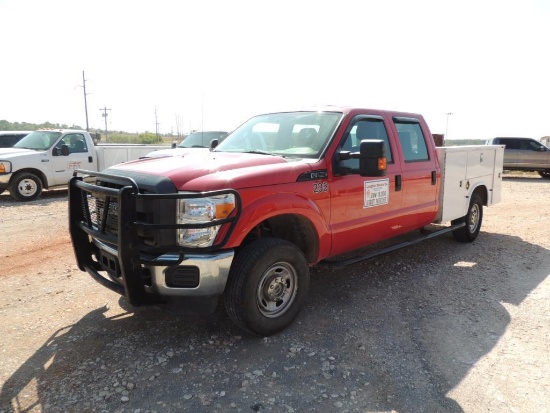 2012 Ford F250 XL SD Crew Cab, 4x4, 8 Ft. Knapaheide Utility Bed, 6.2 Gas, Auto Trans, North Star