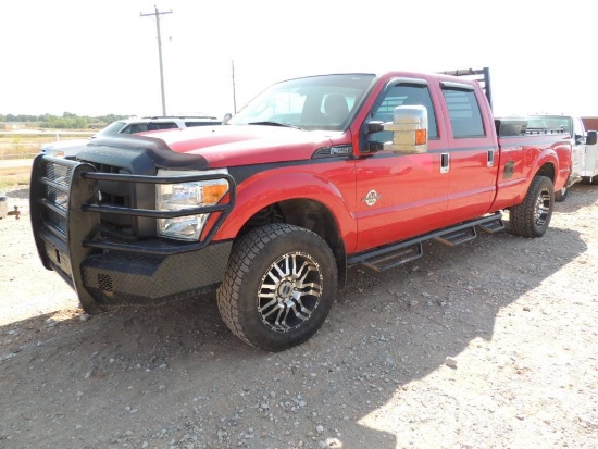 2012 Ford F250 XL SD Crew Cab Long bed, 4x4, 6.7 Power Stroke, Auto Trans, Tool box, Goose neck