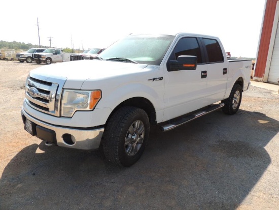 2009 Ford F150 XLT Crew Cab 4x4 Short Bed, 5.4 Triton, Auto Trans, (New Battery) Vin #