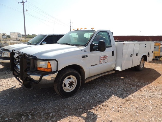 2000 Ford F350 XL SD Std. Cab 4x2, 11 Ft. Knapaheide Utiity Box, 7.3 Power Stroke, 6 Spd. Trans,