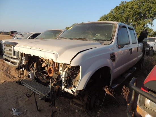 2008 Ford F250 XLT SD Crew Cab 4x4 Short Bed, 6.4 Power Stroke, Auto Trans, No Front Wheels or