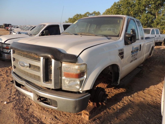 2008 FORD F350 XLT SD Ext. Cab 4x4 Long Bed, 6.4 Power Stroke, Auto Trans, No Rear Axle, No Front