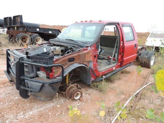 2003 Ford F550 Crew Cab Parts Truck (Cab Only) 7.3 Power Stroke, Auto Trans Vin # 1FDAW56F13EA33460