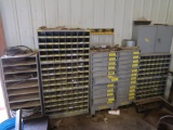 LOT: Kimball Midwest Parts Drawers, Bolt Shelves, Wire Holder (LOCATED IN SEILING, OK.)