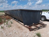 40 ft. Skid Mounted Half Pit Container (LOCATED IN FAIRVIEW, OK.)
