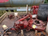 LOT: Tooling on Back of Lot #1453 including Tubing Tong, Elevators, Slips, Hand Tools (LOCATED IN
