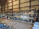 LOT: (3) Sections 36 in. x 92 in. Pallet Rack with Contents of Assorted Quick Coupler Fittings,