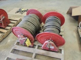 LOT: (2) Reel Cart hose Reels with Hose (LOCATED IN HENNESSEY, OK. - IN CHEM BLDG.)