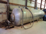 LOT: Super Cooler Bulk IN CHEM BLDG.ical Tank, Stainless, 500 gallon, with Dayton Centrifugal Pump