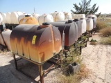 LOT: (8) Poly Tanks - (6) 130 Gallon, (2) 65 Gallon (LOCATED IN HENNESSEY, OK. - IN CHEM YARD)