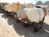 LOT: (10) Poly Tanks - (2) 225 Gallon, (8) 130 Gallon (LOCATED IN HENNESSEY, OK. - IN CHEM YARD)