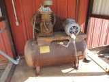 Air Compressor 3 Hp, Horizontal 30 Gallon Tank, (LOCATED IN HENNESSEY, OK. - IN CHEM BLDG.)