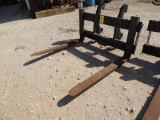 Caterpillar Fork Carrige, 2 In. x 5 In. x 54 In. Forks, P/N 6W-8832 (LOCATED IN HENNESSEY, OK. - IN
