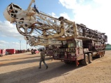 1977 Franks1287-160 Well Service Rig, 5 Axle, Caterpillar 3408, 5860 Transmission, 104 Ft. Mast,