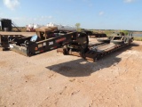 2010 Pitts Extreme Series Modular Rgn Tri-Axle Lowboy Trailer Model LB55-20XD, w/ 12 Ft. Deck