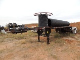 1973 Crown 38 Ft.T/A Trailer, w/ Poly Culvert ( No Title )(LOCATED IN HENNESSEY, OK. - IN LOWER