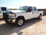 2014 Ford F250 XLT Crew Cab Long Bed, 4x4, 6.2 Gas, Auto Trans, 235,392 Mi. Indicated, Vin #