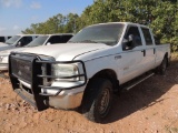2007 Ford F250 XL SD Crew Cab 4x4 Long Bed, 6.0 Power Stroke, Auto Trans, Vin # 1FTSW21P97EA31145