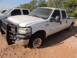2006 Ford F250 XLT SD Crew Cab 4x4 Long Bed, 6.0 Power Stroke, Auto Trans, Vin # 1FTSW21P16EC64774