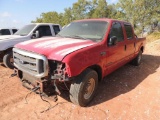 2001 FORD F250 XLT SD Crew Cab 4x2 Short Bed, 7.3 Power Stroke, Auto Trans, Vin # 3FTNW20F01MA28965