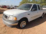2000 FORD F150 Ext. Cab 4x2 Short Bed, 4.6 Ltr., Auto Trans, Vin # 1FTRX17LXYNB65447 (T-094) NOT IN