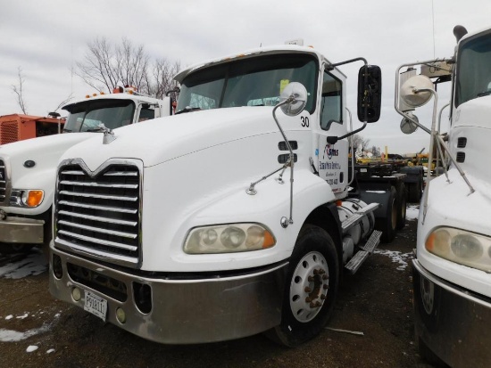 2008 Mack Tandem-Axle Day Cab Truck Tractor Model CXU613, VIN 1M1AW07Y08N00