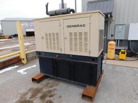 Generac Diesel Stand-By Generator Model 98A07400S, S/N SD025-A163, with Con