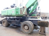 2008 Sennebogen Elevating Cab Solid Tire Material Handler Model 840M, S/N 8