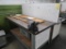 LOT: (3) 36 in. x 84 in. Steel Frame Wood Top Work Benches with 4-1/2 in. V