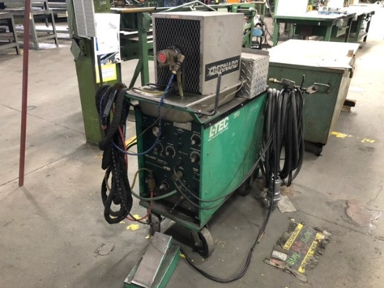 250 Amp. L-Tec Tig Welder, 250HF Plus Square Wave, Bernard Radiator, Foot C