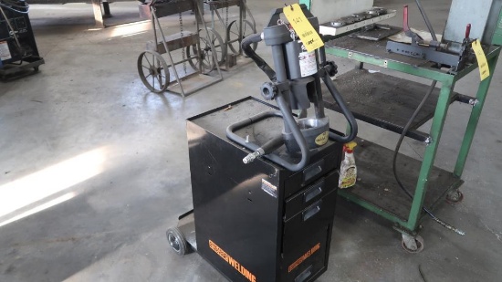 LOT: Chicago Mobile Hose Fitting Crimper Model 4-20, with Assorted Dies, Ca