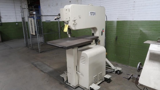 DoAll 36 in. Vertical Band Saw Model V36, 30 in. x 30 in. Tilting Work Tabl