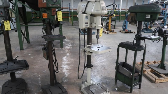 18 in. Drill Press, Morse Taper, 14 in. x 14 in. Table (#549), LOCATION: BA