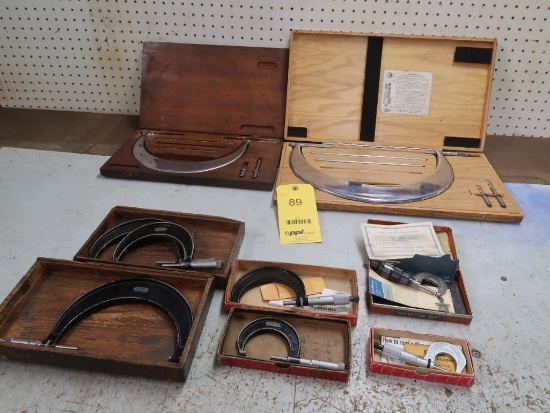 LOT: (9) Assorted Micrometers, LOCATION: TOOL ROOM