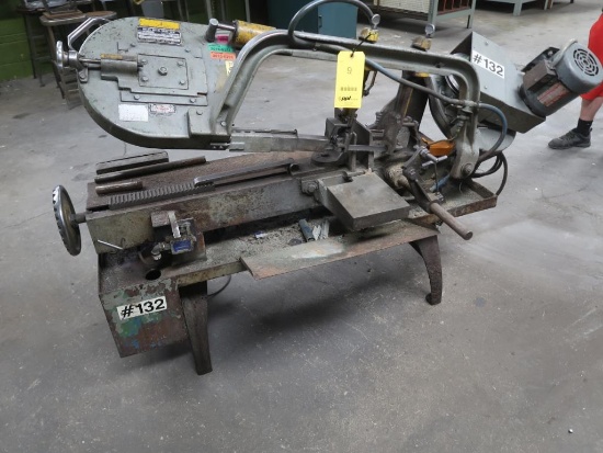 Wells Horizontal Band Saw Model 8M (#132), LOCATION: TOOL ROOM