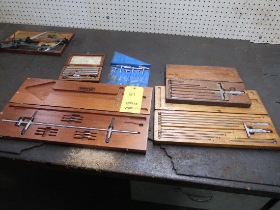 LOT: Assorted Micrometers - Depth & Inside, LOCATION: TOOL ROOM